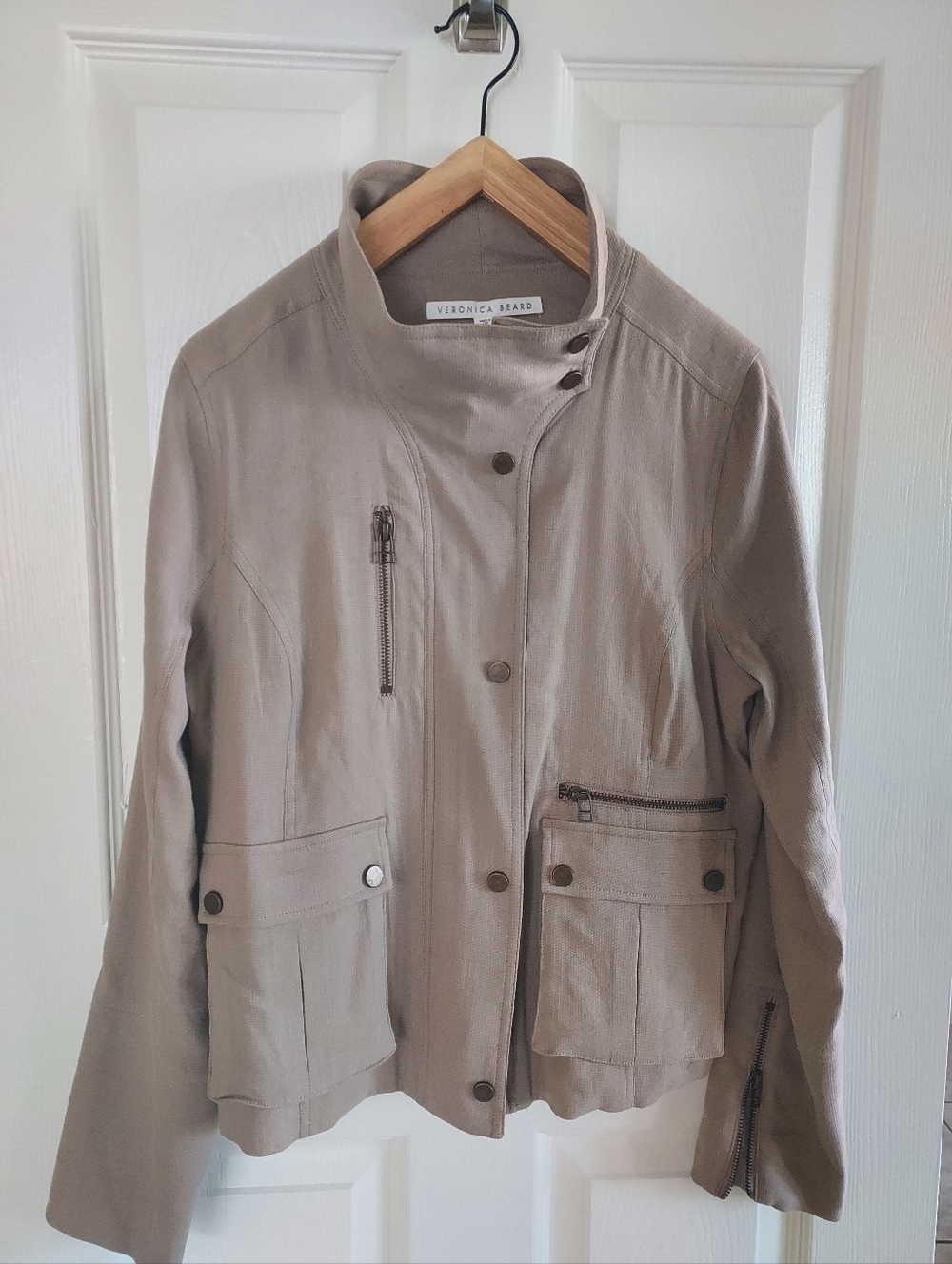 VERONICA BEARD taupe Jacket